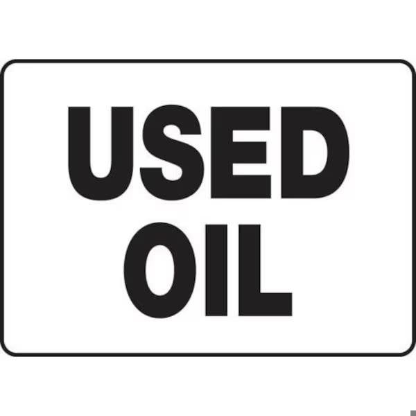 Accuform SAFETY SIGN USED OIL 14 X 20 MCHL514XL MCHL514XL - main